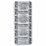 A blister pack labeled DPD 3R Code 6903 containing Chlorine DPD #3 RAPID tablets. Text indicates the product isn't hazardous by OSHA standards and advises reading the SDS before use. Manufacturer: LaMotte, Chestertown, MD, USA.